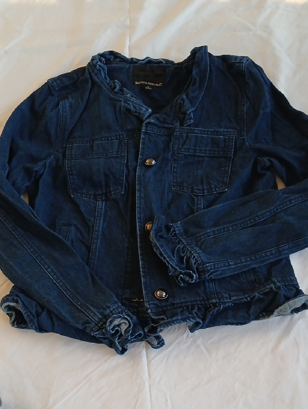 Banana Republic Indigo Denim Button-Front Jacket